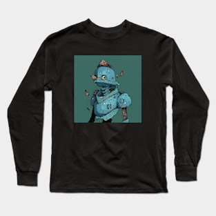 A cute robot Long Sleeve T-Shirt